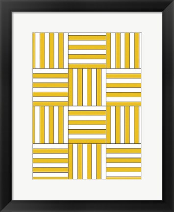 Framed Checkerboard Key Print