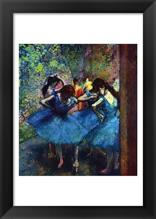 Framed Ballerinas Print