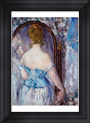 Framed Before the Mirror Print