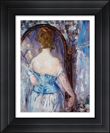 Framed Before the Mirror Print