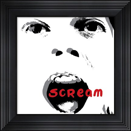 Framed Scream Print