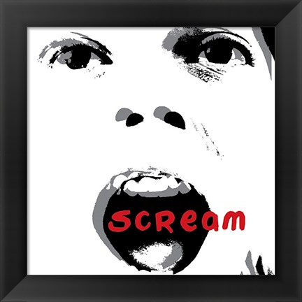 Framed Scream Print