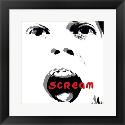 Framed Scream Print