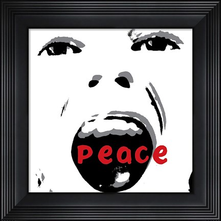 Framed Peace Print