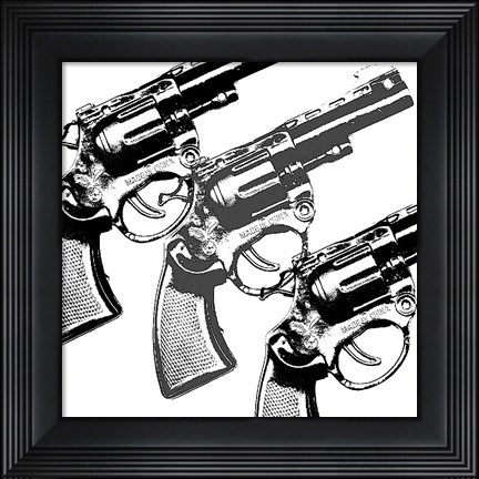 Framed Bang, bang Print