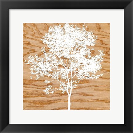 Framed Snowy Tree Print