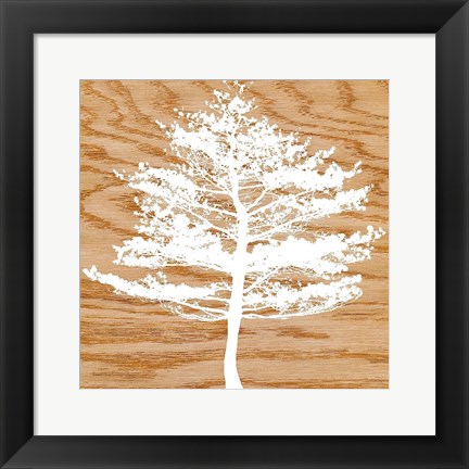 Framed Frosty Tree Print