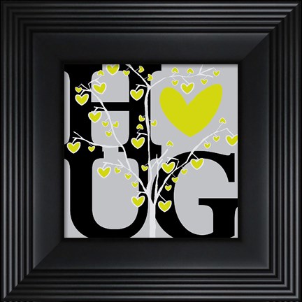 Framed Hug (Spring) Print