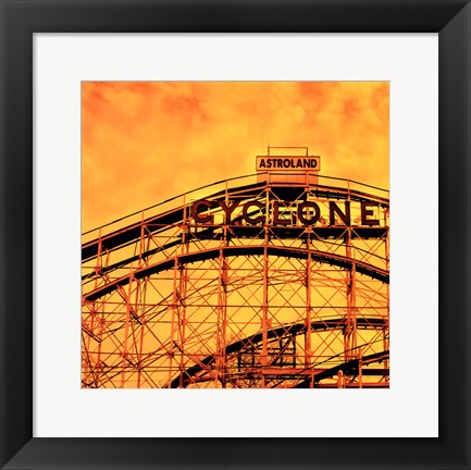 Framed Flaming Cyclone Print