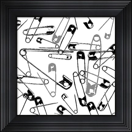 Framed Pin Jumble Print