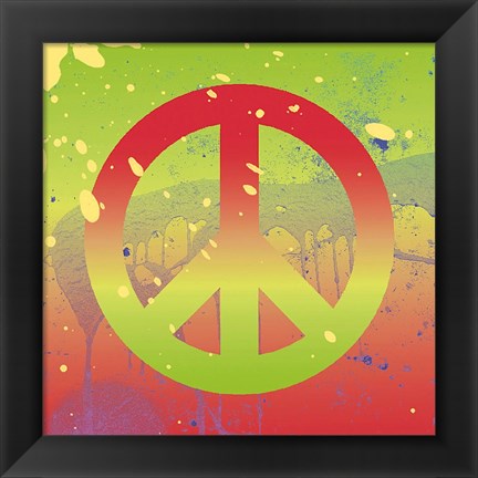 Framed Outtasight Peace Print