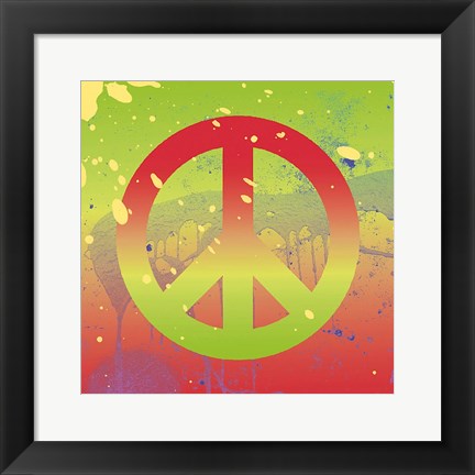 Framed Outtasight Peace Print