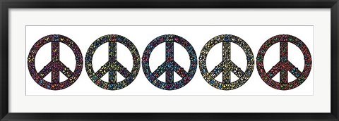 Framed Peace Now! Print