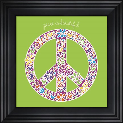 Framed Peace is Beautiful Print