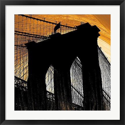 Framed Brooklyn Glow Print