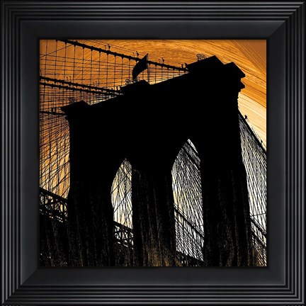 Framed Brooklyn Glow Print