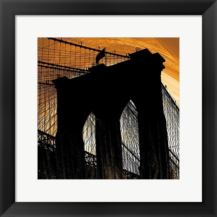 Framed Brooklyn Glow Print