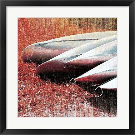 Framed Lakeside Repose Print