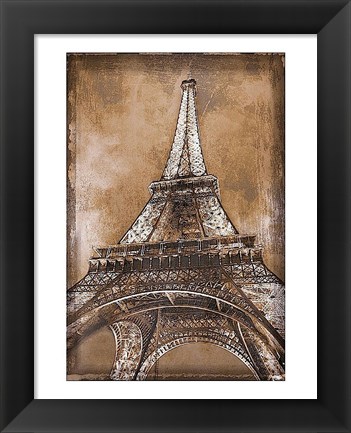 Framed Eiffel Tower Print