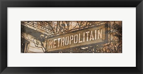Framed Metropolitan Print