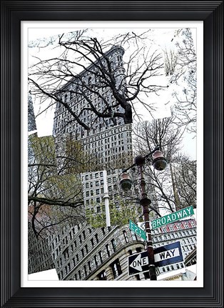 Framed Flatiron Collage Print