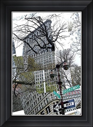 Framed Flatiron Collage Print
