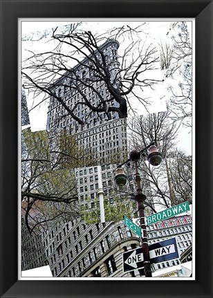 Framed Flatiron Collage Print