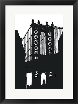 Framed DUMBO Silhouette Print