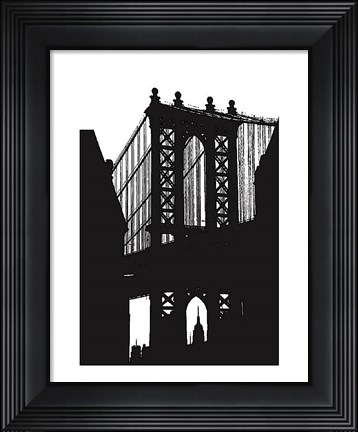 Framed DUMBO Silhouette Print