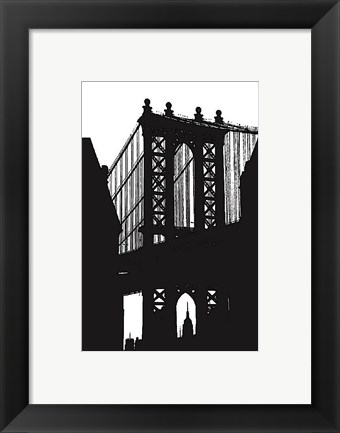 Framed DUMBO Silhouette Print