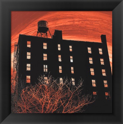 Framed Tribeca Twilight Print