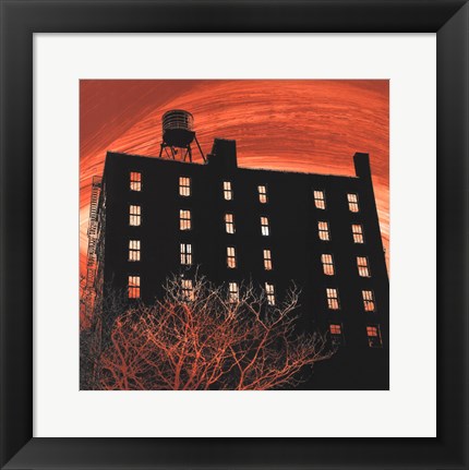 Framed Tribeca Twilight Print