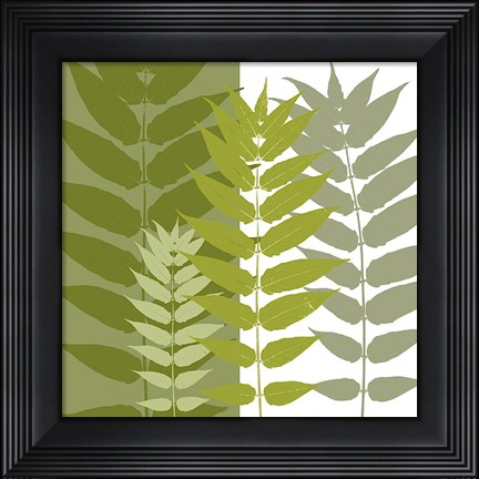 Framed Garden Greens Print