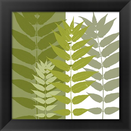 Framed Garden Greens Print