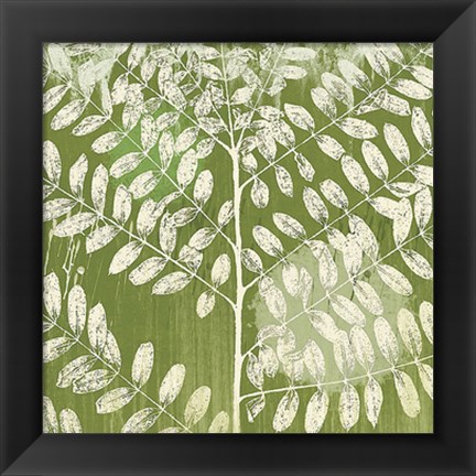 Framed Forest Leaves Print