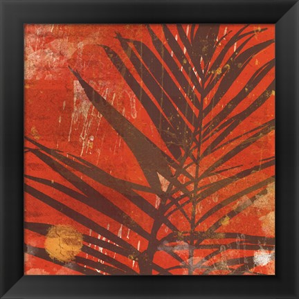 Framed Exotic Palm Print