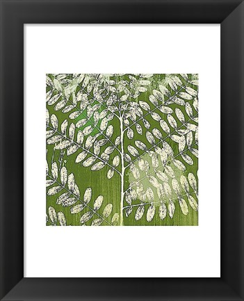 Framed Forest Leaves Print