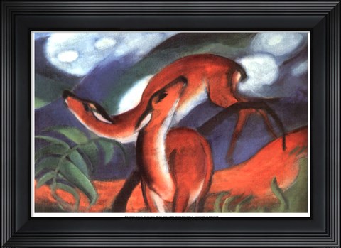 Framed Red Deer II Print