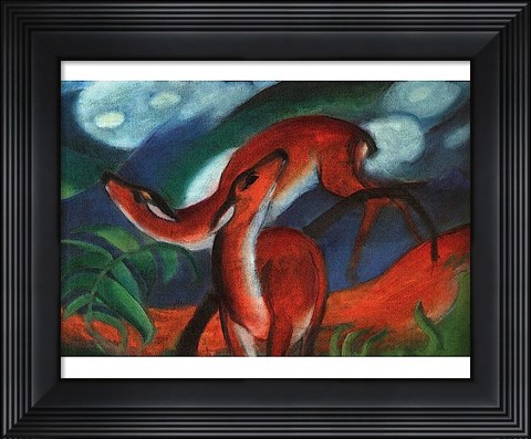 Framed Red Deer II Print