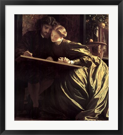 Framed Painter&#39;s Honeymoon, about 1864 Print