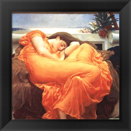 Framed Flaming June Print