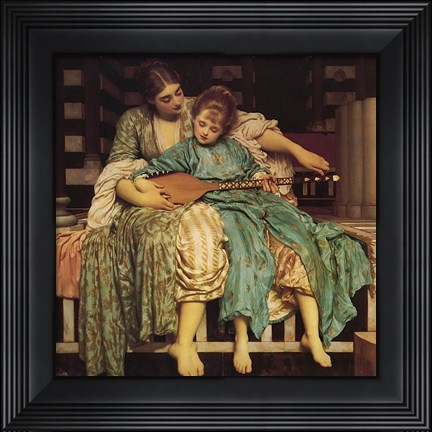 Framed Music Lesson Print