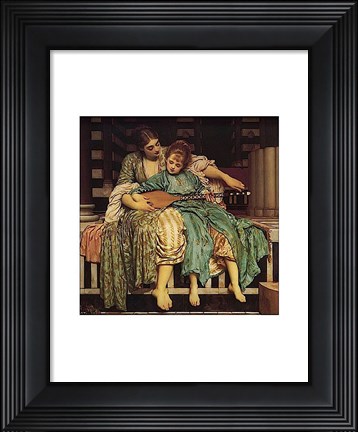 Framed Music Lesson Print