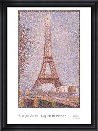 Framed Eiffel Tower, ca. 1889 Print