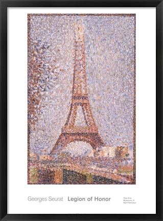 Framed Eiffel Tower, ca. 1889 Print