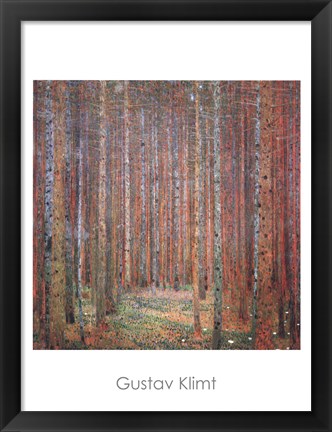 Framed Tannenwald I Print