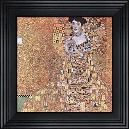 Framed Portrait of Adele Bloch-Bauer I, 1907 Print