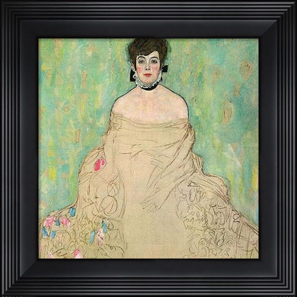Framed Portrait of Amalie Zuckerkandl (unfinished), 1917-1918 Print