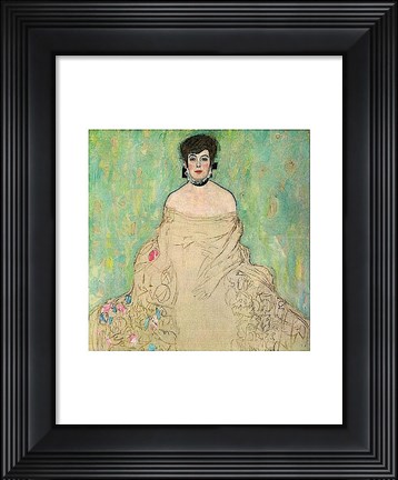 Framed Portrait of Amalie Zuckerkandl (unfinished), 1917-1918 Print