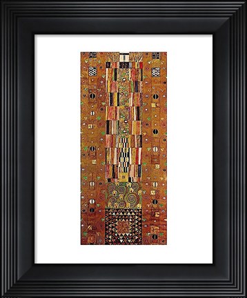 Framed Pattern for the Stoclet Frieze, around 1905/06, End Wall Print